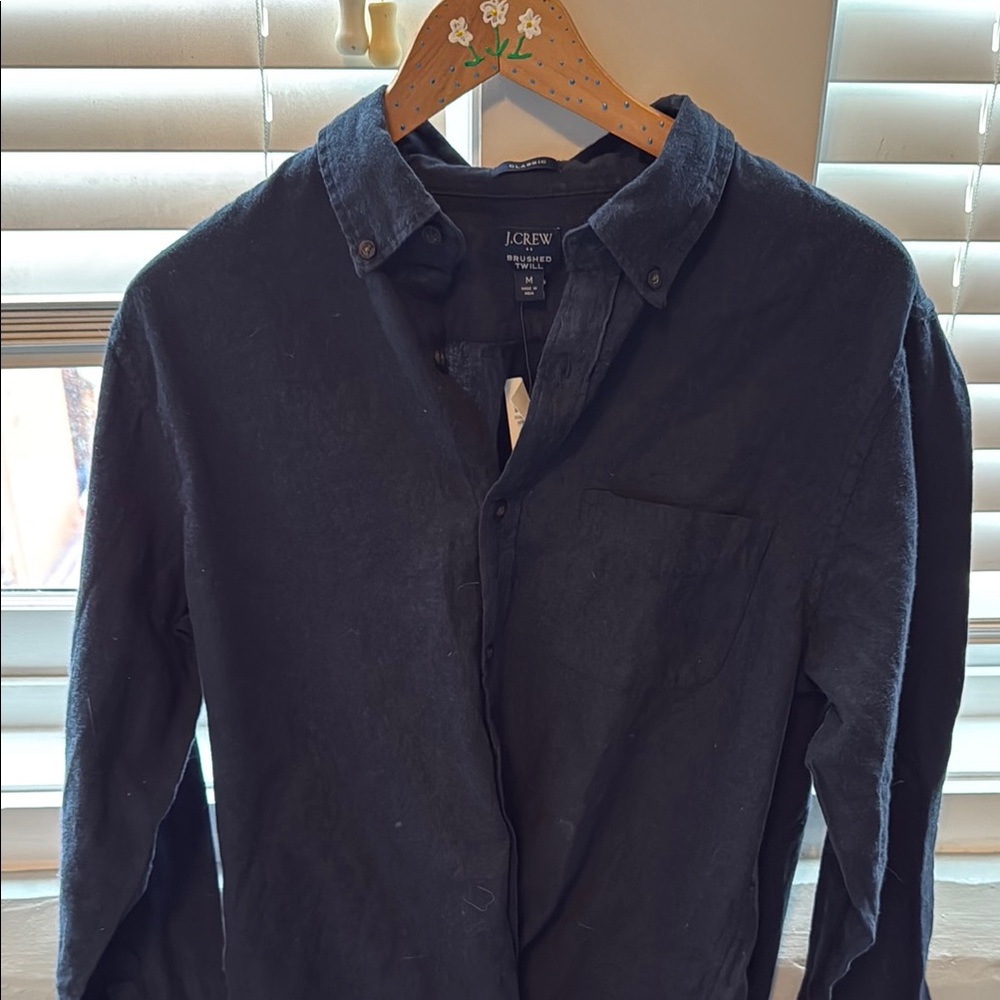 J.Crew Black Button-Up Shirt